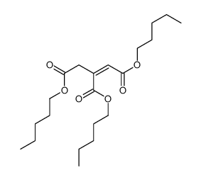 tripentyl prop-1-ene-1,2,3-tricarboxylate Structure