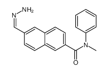 6-methanehydrazonoyl-N-methyl-N-phenylnaphthalene-2-carboxamide结构式