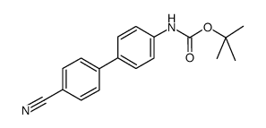 4-(4'-CYANOPHENYL)-1-N-BOC-ANILINE structure