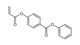 phenyl 4-prop-2-enoyloxybenzoate Structure