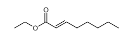 Ethyl (E)-oct-2-enoate structure