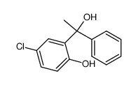 chloro-5 hydroxy-2 α-methyl α-phenyl benzene methanol结构式