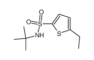 5-ethyl-N-tert.butyl-thiophene-2-sulfonamide Structure