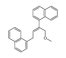 1,1'-(4-methoxybut-2-ene-1,3-diyl)dinaphthalene Structure