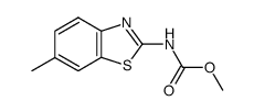 Carbamic acid, (6-methyl-2-benzothiazolyl)-, methyl ester (9CI) picture