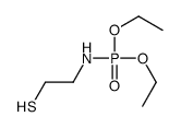 2-(diethoxyphosphorylamino)ethanethiol Structure