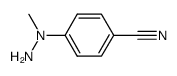 1-Methyl-1-(p-cyanophenyl)hydrazine Structure