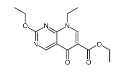 ethyl 2-ethoxy-8-ethyl-5,8-dihydro-5-oxopyrido[2,3-d]pyrimidine-6-carboxylate结构式