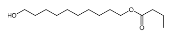 10-hydroxydecyl butyrate Structure