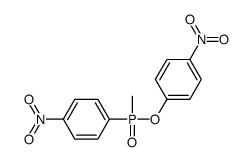 4-Nitrophenyl methyl(4-nitrophenyl)phosphinate结构式