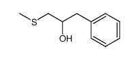 2-hydroxy-3-phenylpropyl methyl sulfide Structure