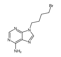 9-(4-bromobutyl)purin-6-amine Structure