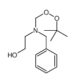 2-[benzyl(tert-butylperoxymethyl)amino]ethanol Structure