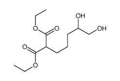 diethyl 2-(4,5-dihydroxypentyl)propanedioate结构式