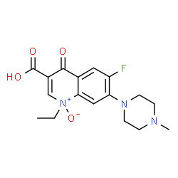 pefloxacin N-oxide结构式