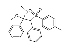 1,1-dimethoxy-1,2-diphenyl-2-(p-tolylsulfonyl)ethane Structure