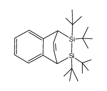 2,3-Benzo-7,7,8,8-tetra-tert-butyl-7,8-disilabicyclo<2.2.2>octa-2,5-dien Structure