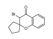 3-bromospiro[chromane-2,1'-cyclopentan]-4-one Structure