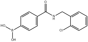 4-(2-氯苄氨基甲酰基)苯基硼酸图片