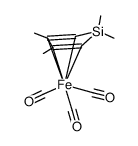 (1,1,3,4-tetramethyl-1-sila-2,4-cyclopentadiene)tricarbonyliron Structure