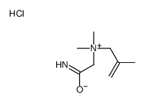 (2-amino-2-oxoethyl)-dimethyl-(2-methylprop-2-enyl)azanium,chloride Structure