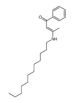 3-(dodecylamino)-1-phenylbut-2-en-1-one Structure