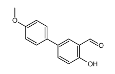 2-hydroxy-5-(4-methoxyphenyl)benzaldehyde Structure