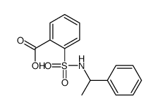 2-(1-phenylethylsulfamoyl)benzoic acid Structure