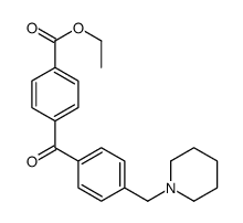 4-CARBOETHOXY-4'-PIPERIDINOMETHYL BENZOPHENONE Structure