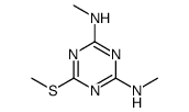 1,3,5-Triazine-2,4-diamine, N2,N4-dimethyl-6-(methylthio)-结构式