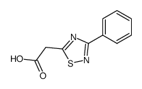 (3-phenyl-[1,2,4]thiadiazol-5-yl)-acetic acid Structure