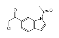 1H-Indole, 1-acetyl-6-(chloroacetyl)- (9CI) picture