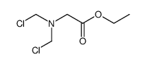 N,N-(ClCH2)2NCH2COOEt结构式