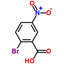 2-Bromo-5-nitrobenzoic acid Structure