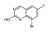 8-bromo-6-fluoro-1H-quinazolin-2-one结构式