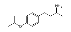 Benzenepropanamine, α-methyl-4-(1-methylethoxy) Structure