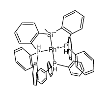 [(κ3-(2-Ph2PC6H4)2SiMe)Rh(PPh3)]结构式