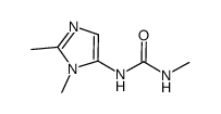 N-(1,2-dimethyl-1H-imidazol-5-yl)-N'-methylurea结构式