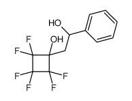 2,2,3,3,4,4-hexafluoro-1-(2-hydroxy-2-phenylethyl)cyclobutan-1-ol Structure