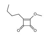 3-butyl-4-methoxycyclobut-3-ene-1,2-dione结构式