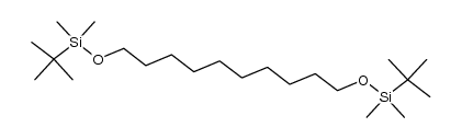 1,10-bis-tert-butyldimethylsilyl-decanediol结构式