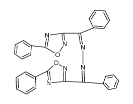 bis-[phenyl-(5-phenyl-[1,2,4]oxadiazol-3-yl)-methylene]-hydrazine结构式