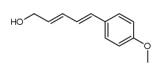 (2E,4E)-5-(4-methoxyphenyl)penta-2,4-dien-1-ol Structure