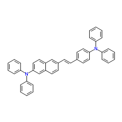 DPASN , (E)-6-(4-(diphenylamino)styryl)-N,N-diphenylnaphthalen structure