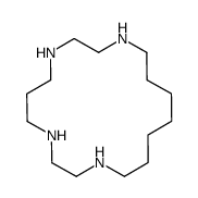 1,4,8,11-tetrazacyclooctadecane结构式