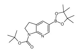 1-BOC--2,3-二氢-7-氮杂吲哚-5-硼酸频哪醇酯图片