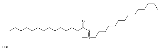 dimethyl-(tetradecanoylamino)-tetradecylazanium,bromide结构式