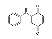 2-(phenylsulfinyl)-1,4-benzoquinone结构式