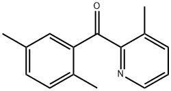2-(2,5-Dimethylbenzoyl)-3-methylpyridine Structure
