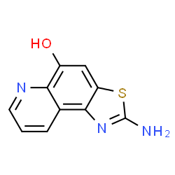 Thiazolo[4,5-f]quinolin-5-ol, 2-amino- (9CI)结构式